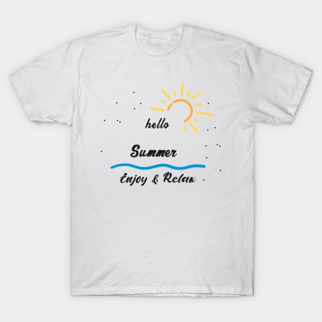 Summer lovers - Hello summer enjoy and relax - Summer Its Time To